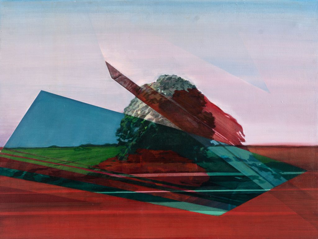 Soojie Kang - Autobahnbaum nr.1 - 60 x 80cm - acrylic on canvas - 2018