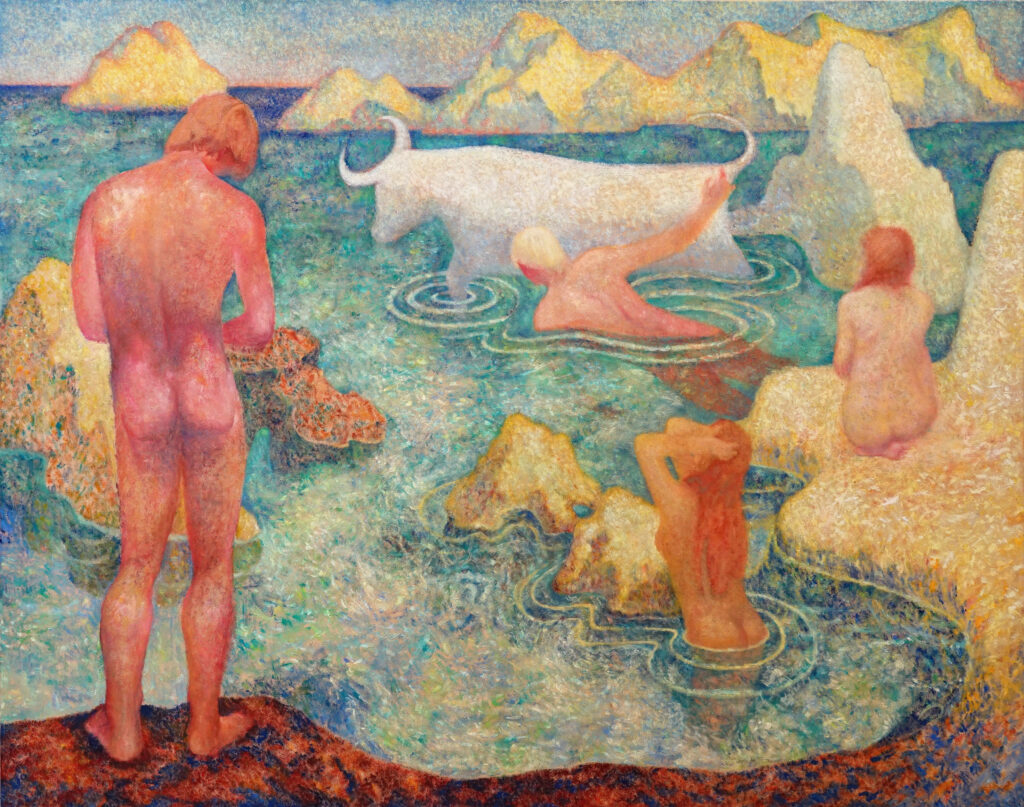 Sommerliebe, 100 x 80cm, Öl auf Leinwand, 2025